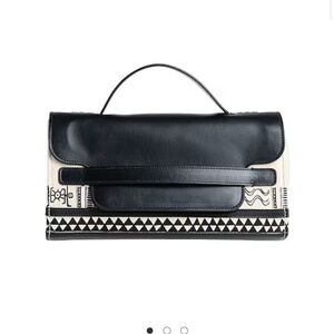 Zanellato Black and Cream LeatherDesigner Handbag